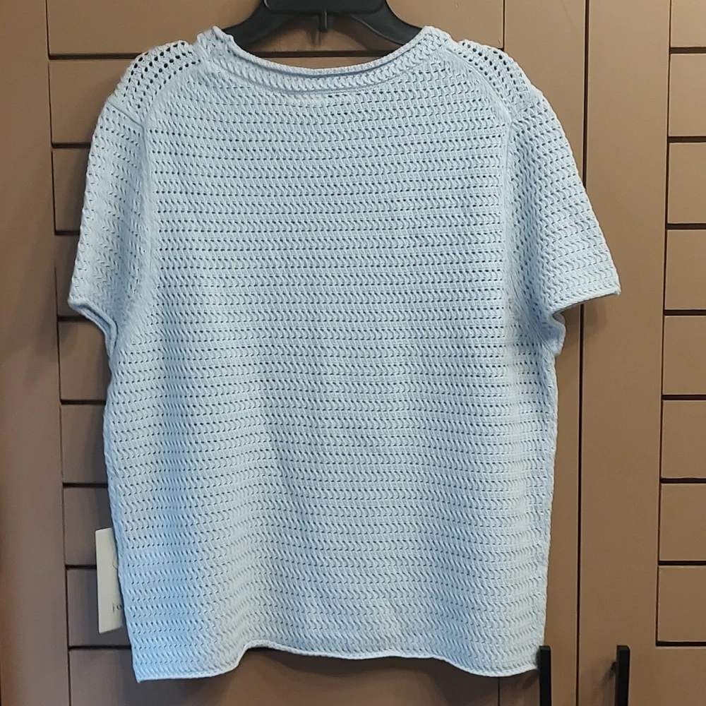 Joie Crochet Open Weave Sweater size Large - Picture 5 of 5